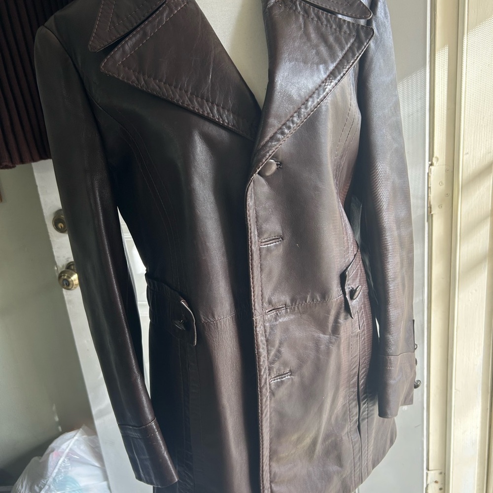 Women's Brown Leather Jacket